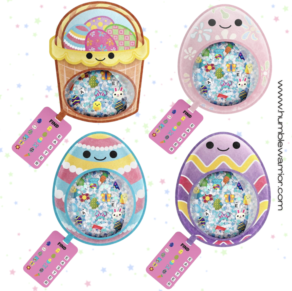 Easter Egg Busy Bag Scavenger Hunt!